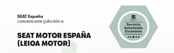 Leioa Motor premiado como uno de los mejores Servicios Autorizados Excelentes en España de 2019.